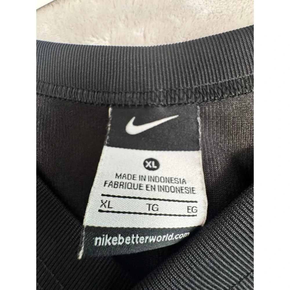 NIKE Men's Black Mesh Football Jersey XL‎ Short Sleeve Athletic Performance